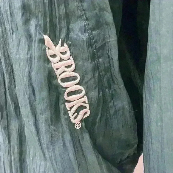 Vintage Brooks tracksuit  jackets green and white size medium - Picture 4 of 9